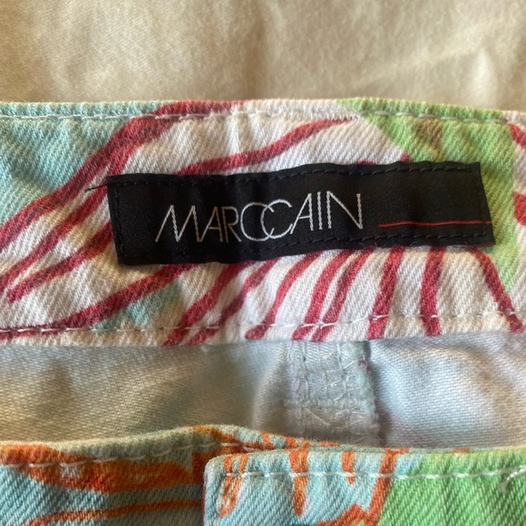 Marc Cain Floral Full Length Jeans Waist 14 Inches - Picture 3 of 6